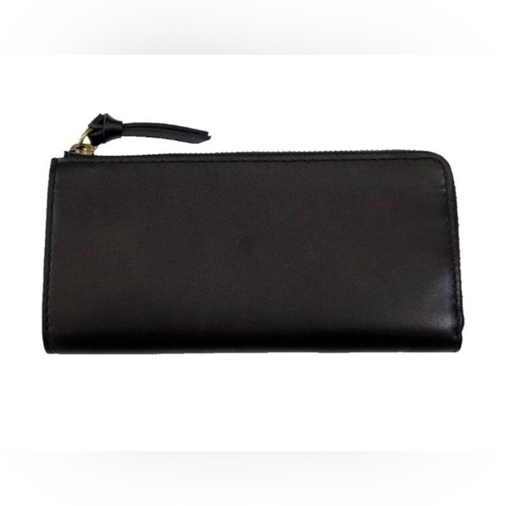 Madewell The Continental Zip Wallet in Black‎ - New without Tags